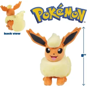 Peluche Videojuego - Pokemon - Flareon (Sentado)