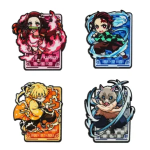Accesorio Pin Serie – Demon Slayer - Protagonistas ( 4 versiones)