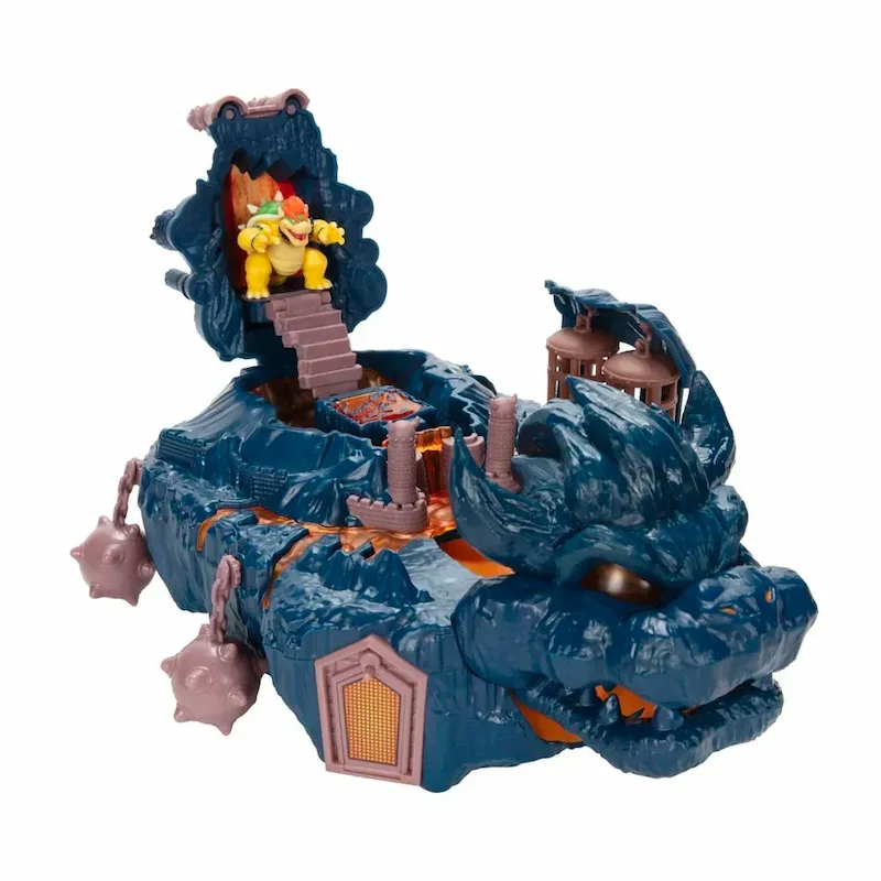Figura Articulada Super Mario - Jakks - The Super Mario Bros. Movie - Castillo de Bowser en la isla - Imagen 2