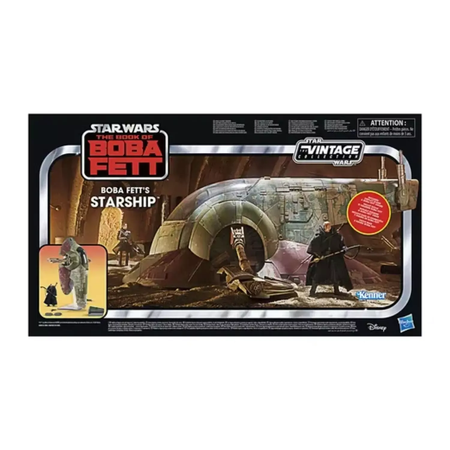 Figura de Accion - Star Wars: The Book of Boba Fett - The Vintage Collection - Boba Fett's Starship