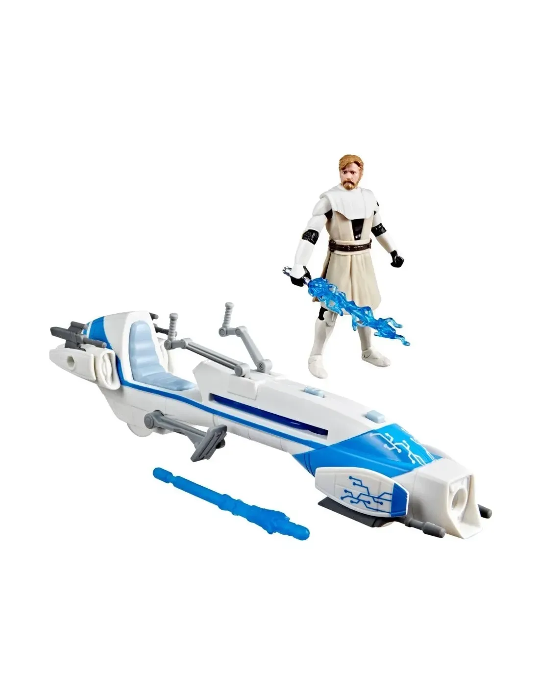Figura Articulada - Star Wars Epic World of Action - Speeder Bike BARC Obi-Wan Kenobi - Imagen 2