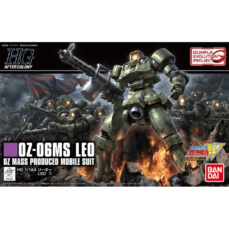 Figura Armable Mobile Suit Gundam – Model Kit HIGH GRADE 1/144 – Leo