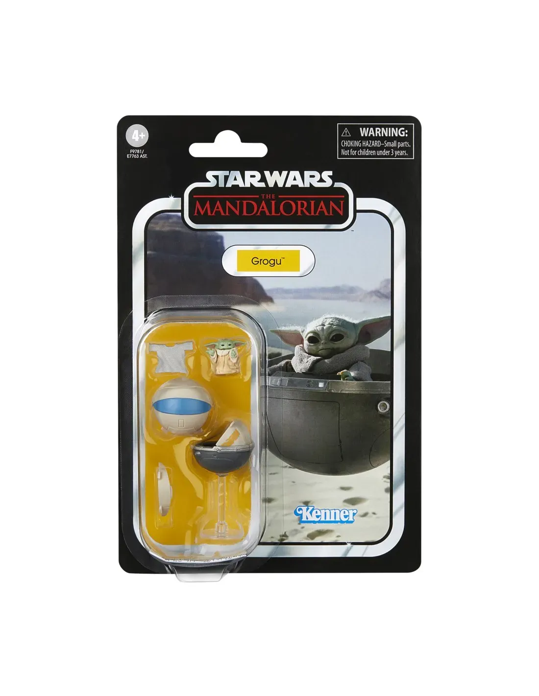 Figura Articulada - STAR WARS VINTAGE THE MANDALORIAN - GROGU