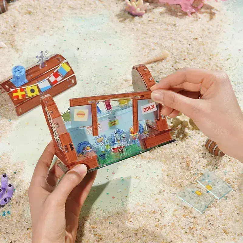 Armable Toi - Bob Esponja - Krusty Krab El Crustáceo Cascarudo - Acrílico 3D - Imagen 3