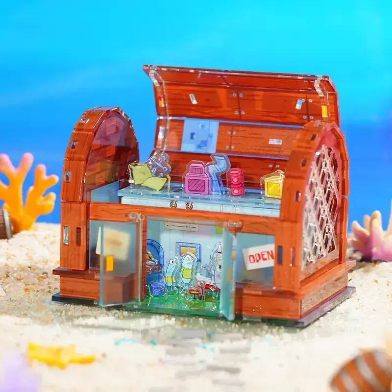 Armable Toi - Bob Esponja - Krusty Krab El Crustáceo Cascarudo - Acrílico 3D - Imagen 4
