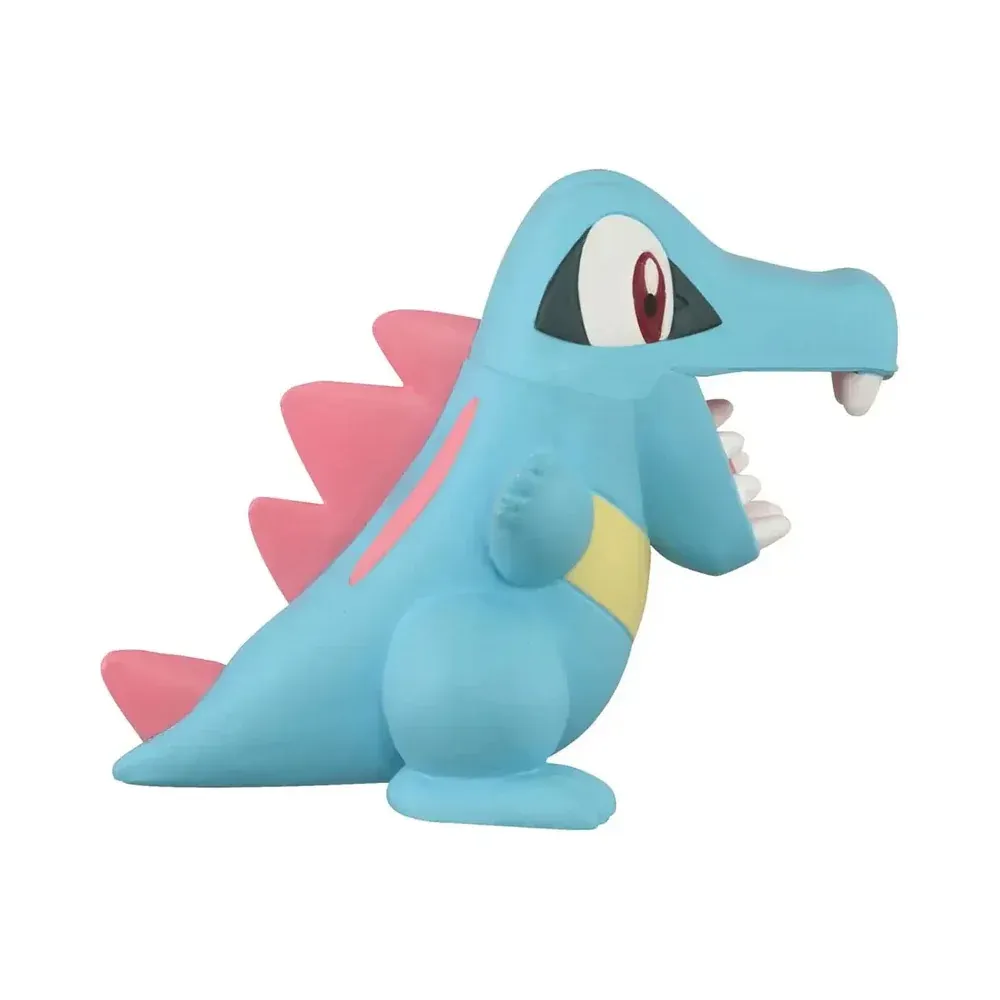 Figura Estatica Pokemon – Takara Tomy – Pokemon Moncolle – Totodile - Imagen 3
