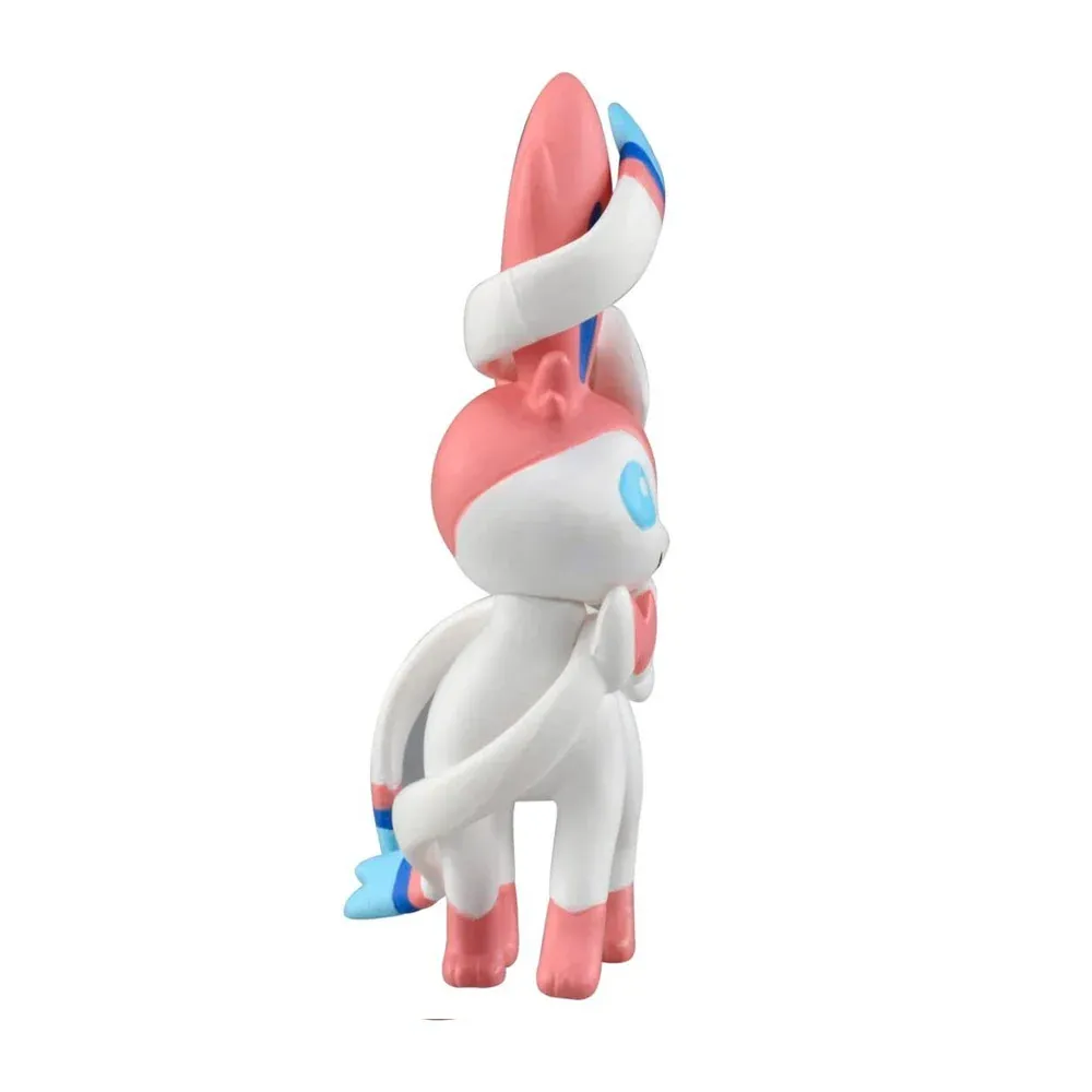 Figura Estatica Pokemon – Takara Tomy – Pokemon Moncolle – Sylveon - Imagen 3