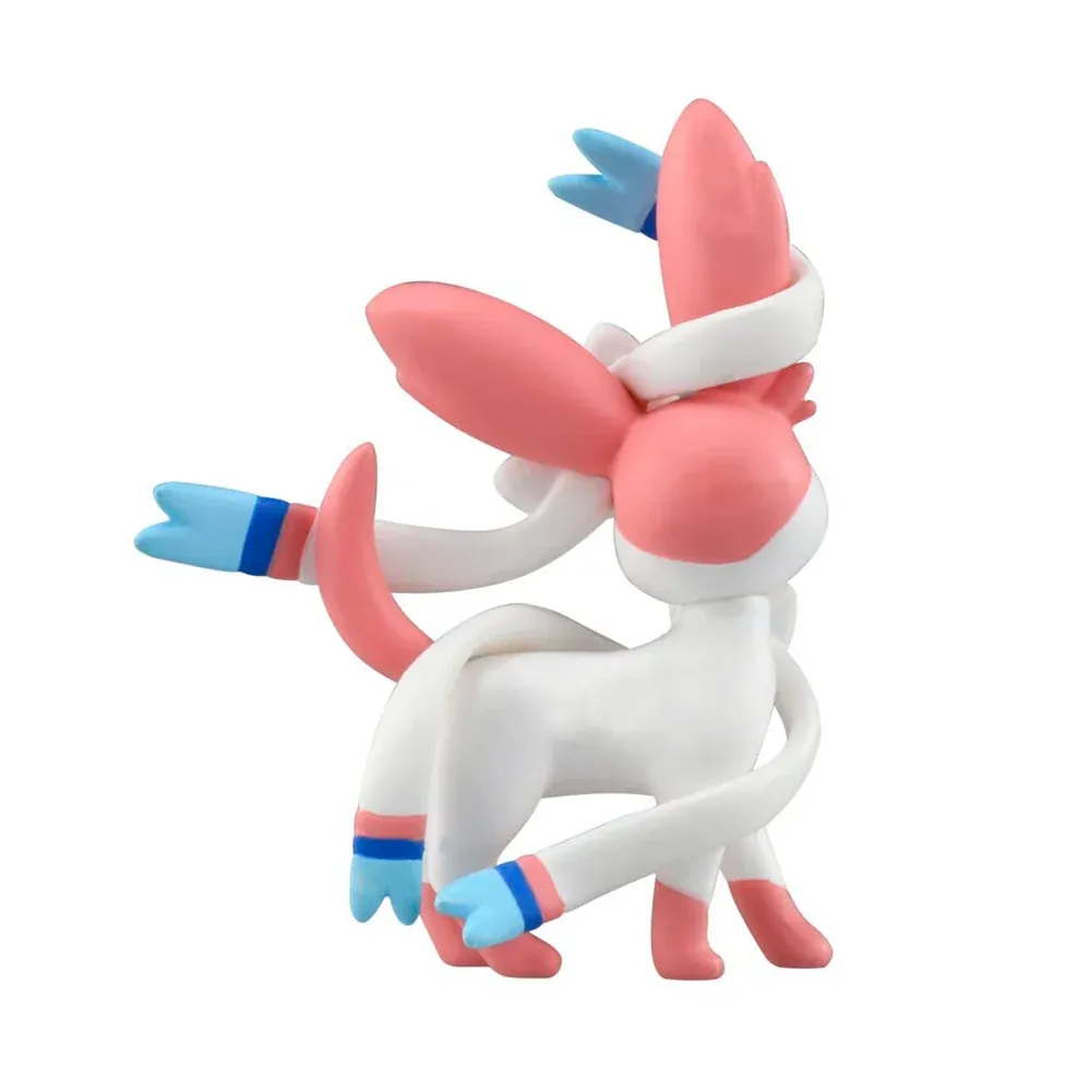 Figura Estatica Pokemon – Takara Tomy – Pokemon Moncolle – Sylveon - Imagen 4